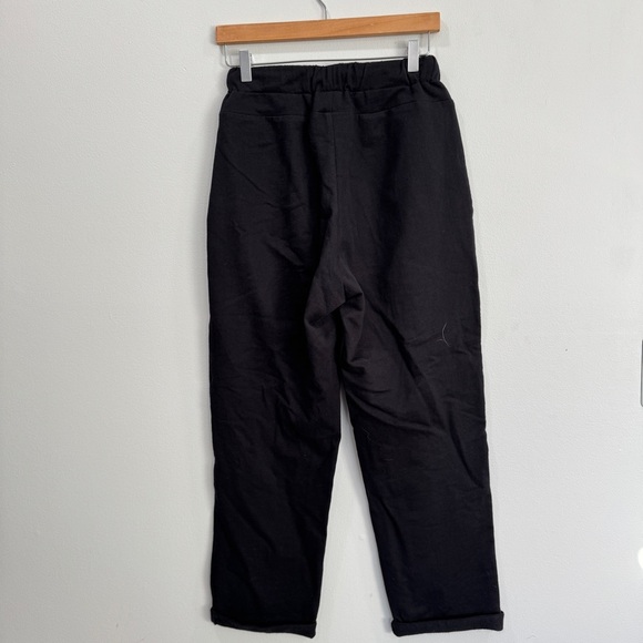 Planet by Lauren G French Terry Luxury Sweatpants Black - Picture 10 of 16